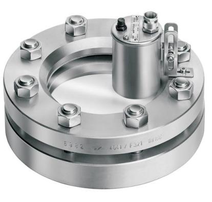 Sight-glass armature: equipped with lamp with hinge-bracket design