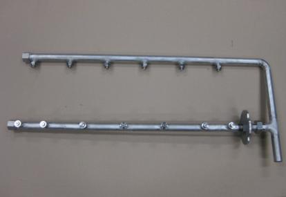 Double nozzle lance