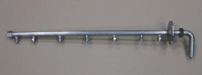 Single nozzle lance