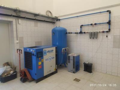 Sűrített levegős hálózat tervezése, kivitelezése