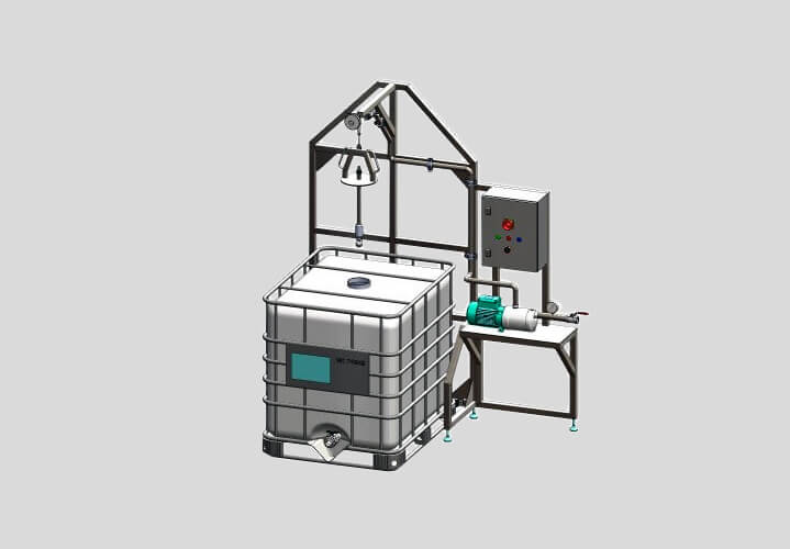 Ibc washing station
