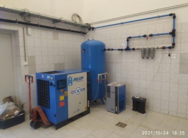 Installation of complete air system