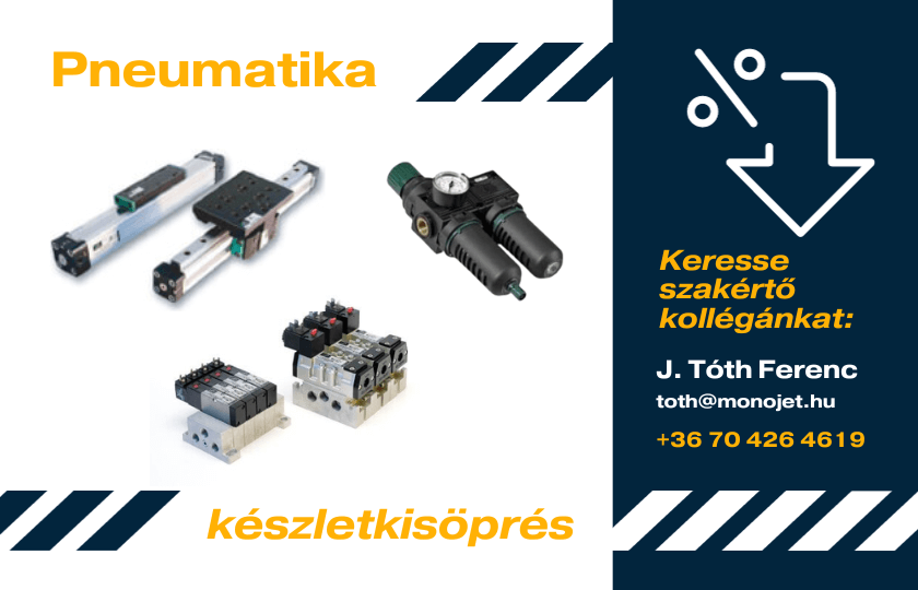 Szerezze be most extra kedvező áron pneumatika komponenseit!